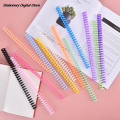 30-Hole Open/Close Binding Coil Strip for Loose Leaf Pages