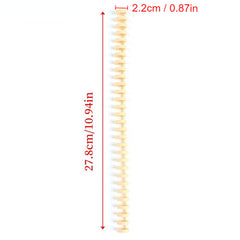 30-Hole Open/Close Binding Coil Strip for Loose Leaf Pages