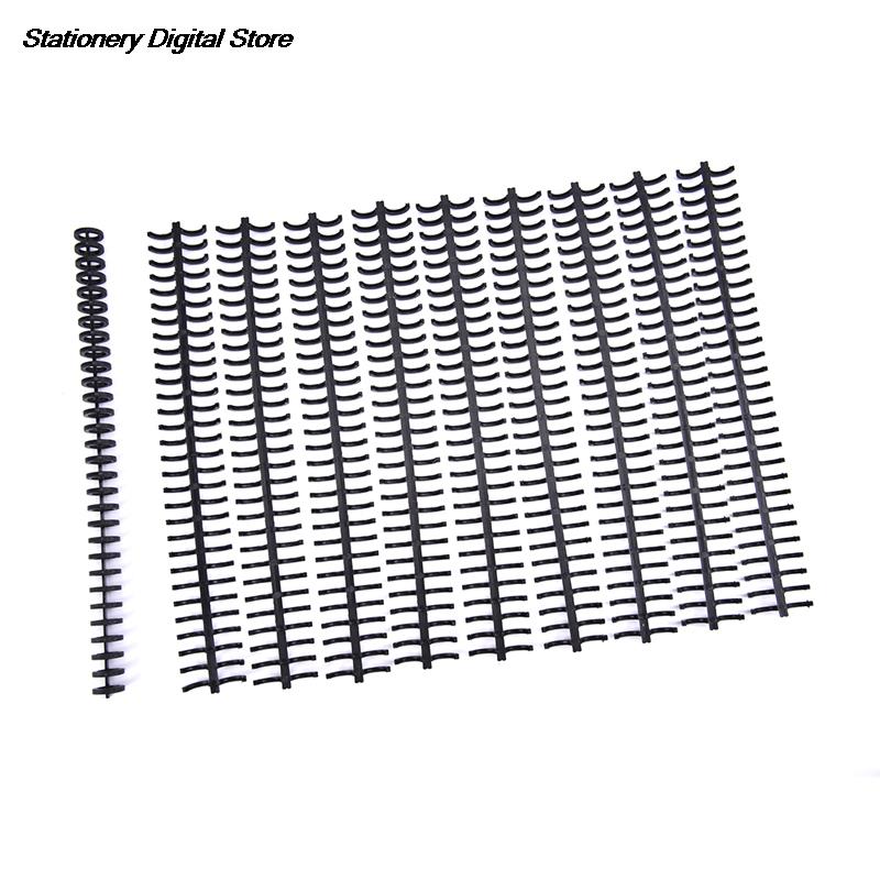 30-Hole Open/Close Binding Coil Strip for Loose Leaf Pages