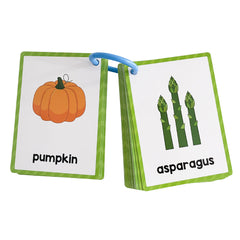 Fruits & Vegetables Flashcards for Kids Learning Toys Pre Kindergarten