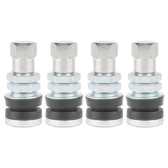 4pcs TR161 Tubeless Tire Valve Short Stems Metal Snap in Tire Valve Stems