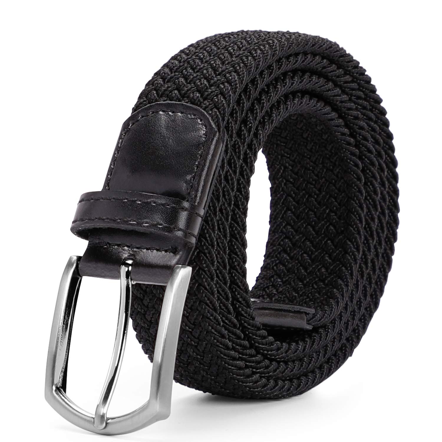 Canvas Elastic Waistband Casual Unisex Belt 3.3cm