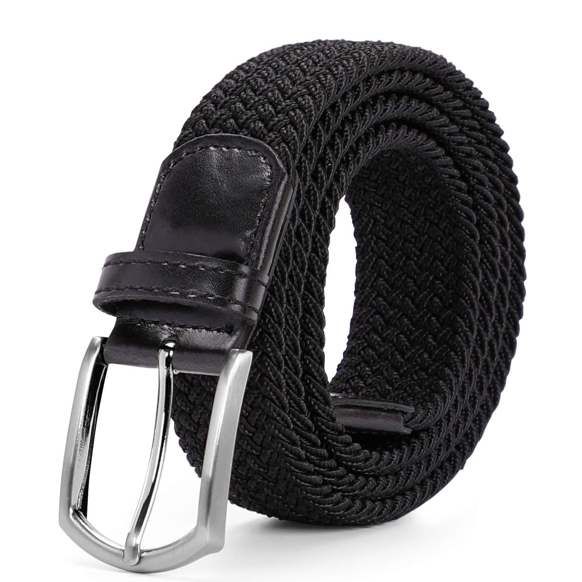 Canvas Elastic Waistband Casual Unisex Belt 3.3cm