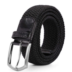 Canvas Elastic Waistband Casual Unisex Belt 3.3cm