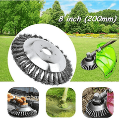 Steel Wire Lawn Mower Head for Rust Removal