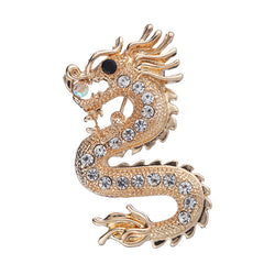 Dragon Brooch Men Punk Shirt Collar Coat Pins Jewelry Accessories