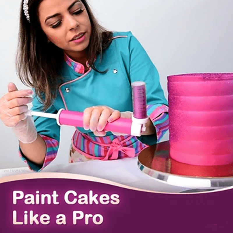 Cake Manual Airbrush Spray Gun Decorating Baking Decoration