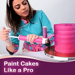 Cake Manual Airbrush Spray Gun Decorating Baking Decoration
