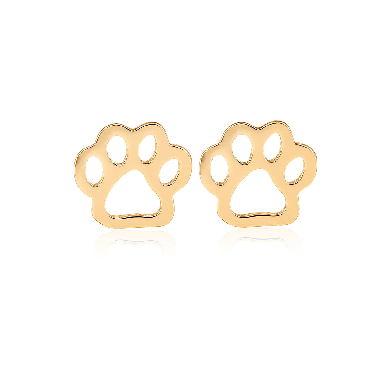 Cat Dog Paw Earrings for Girls