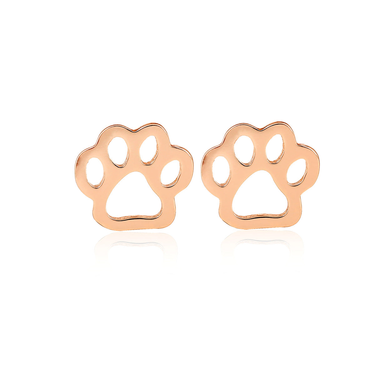 Cat Dog Paw Earrings for Girls