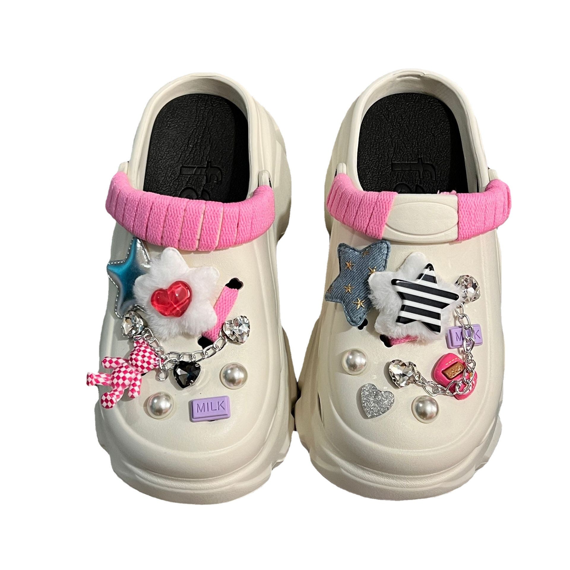 14pcs Stars Shoe Charms For Clogs Garden Shoes DIY Accessories