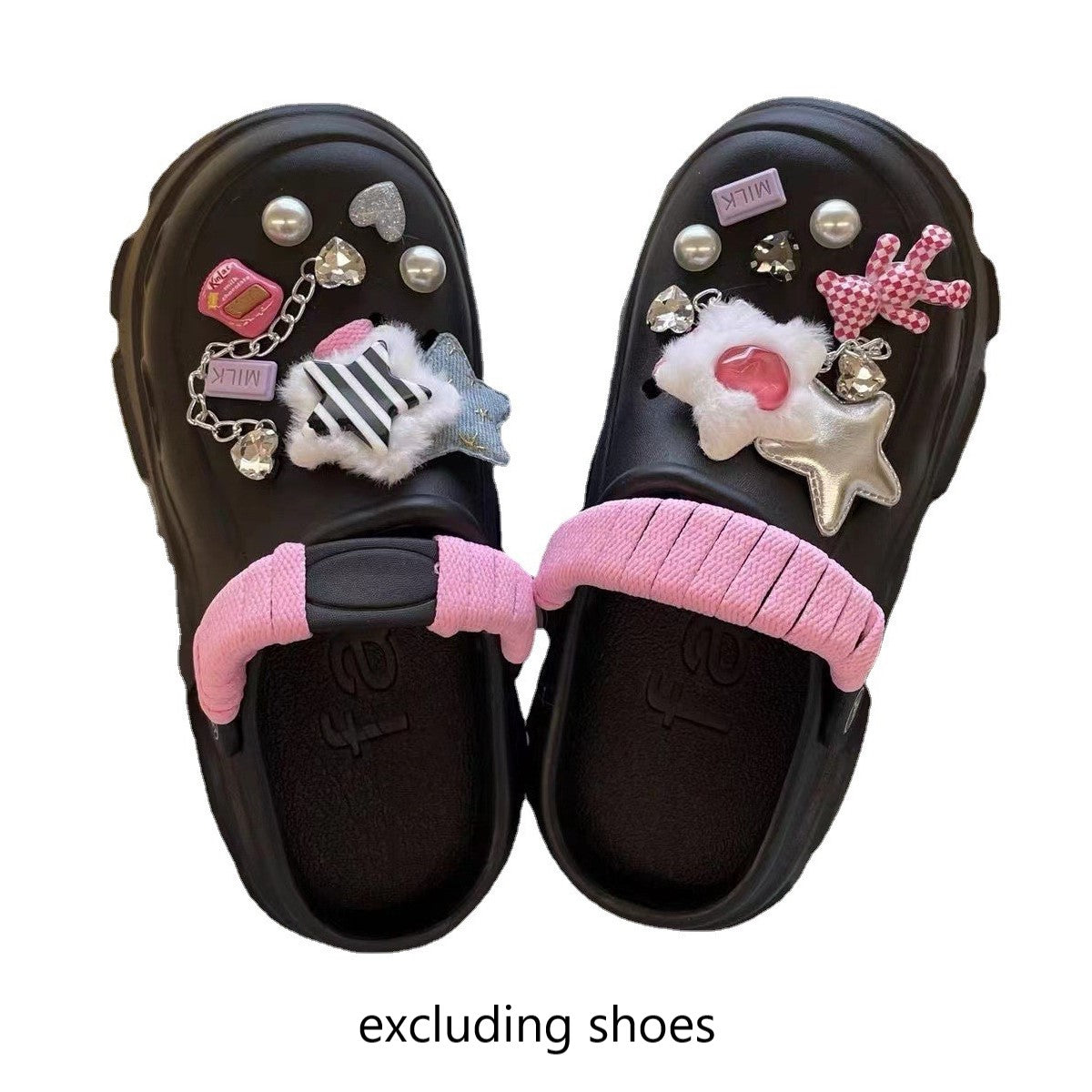14pcs Stars Shoe Charms For Clogs Garden Shoes DIY Accessories