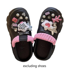 14pcs Stars Shoe Charms For Clogs Garden Shoes DIY Accessories