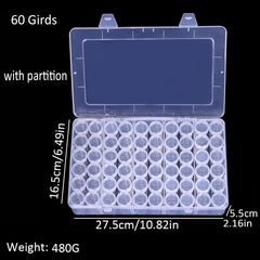 Plastic Storage Box for Beads and Nail Art Accessories