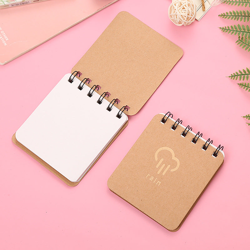 Weather Forecast Coil Notepad Memo Diary - 136 Pages