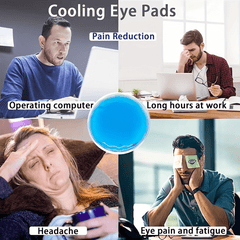 Reusable Eye Mask Ice Pack Hot Cold Therapy Puffy Eyes Headache Relief