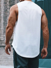 Men's Quick Dry Sleeveless Shirt Active Loose Tank Top