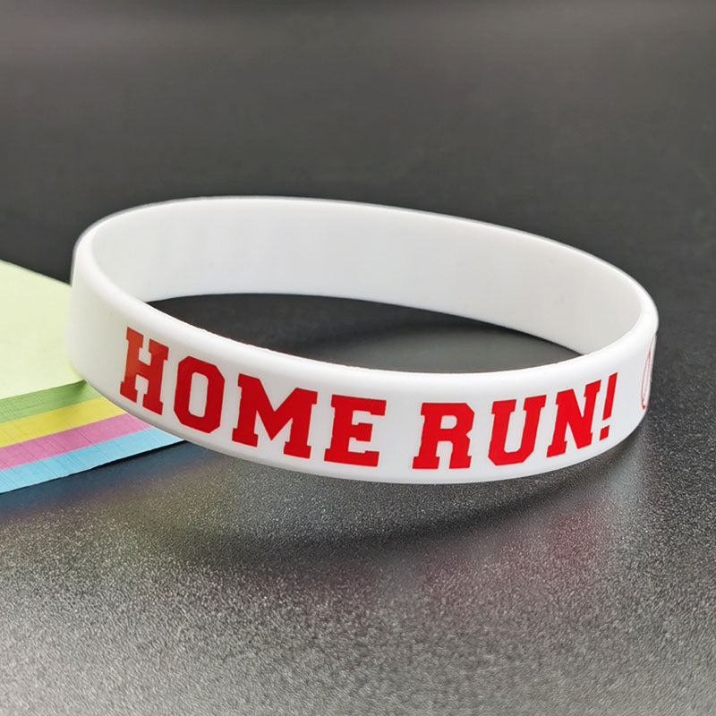 Baseball Silicone Wristbands for School Competitions