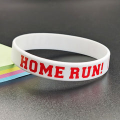 Baseball Silicone Wristbands for School Competitions