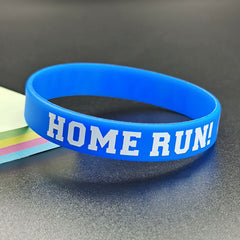 Baseball Silicone Wristbands for School Competitions