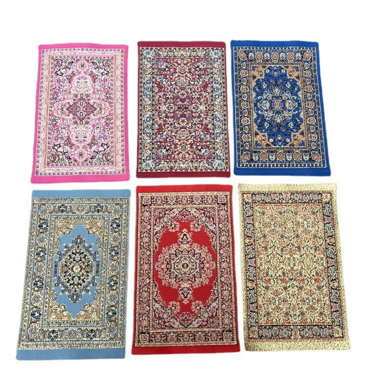 T&uuml;rkiye Carpet Woven Floor Mat for Doll House Scene Shooting Props