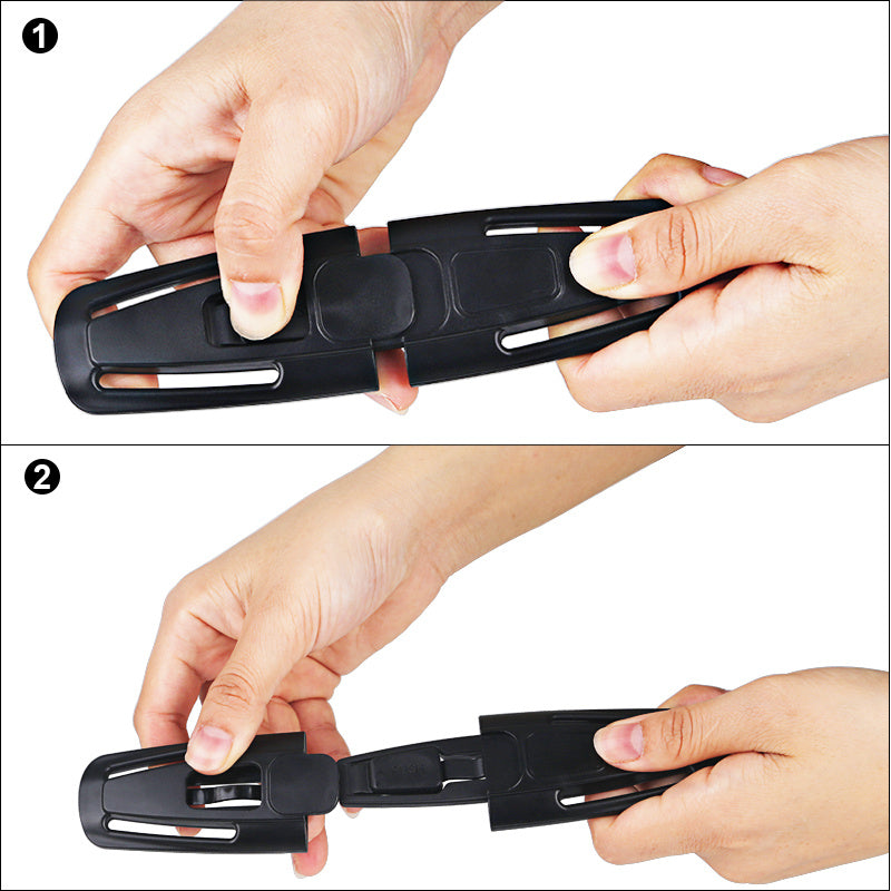 2pcs Car Baby Toddler Safety Seat Strap Belt Chest Clip Latch Nylon