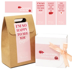 50pcs Pink Thank You Stickers Sealing Sticker Packaging Decoration