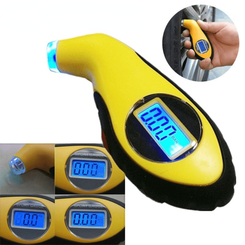 Mini Digital Tire Pressure Gauge LCD Display Car Motorcycle Detector
