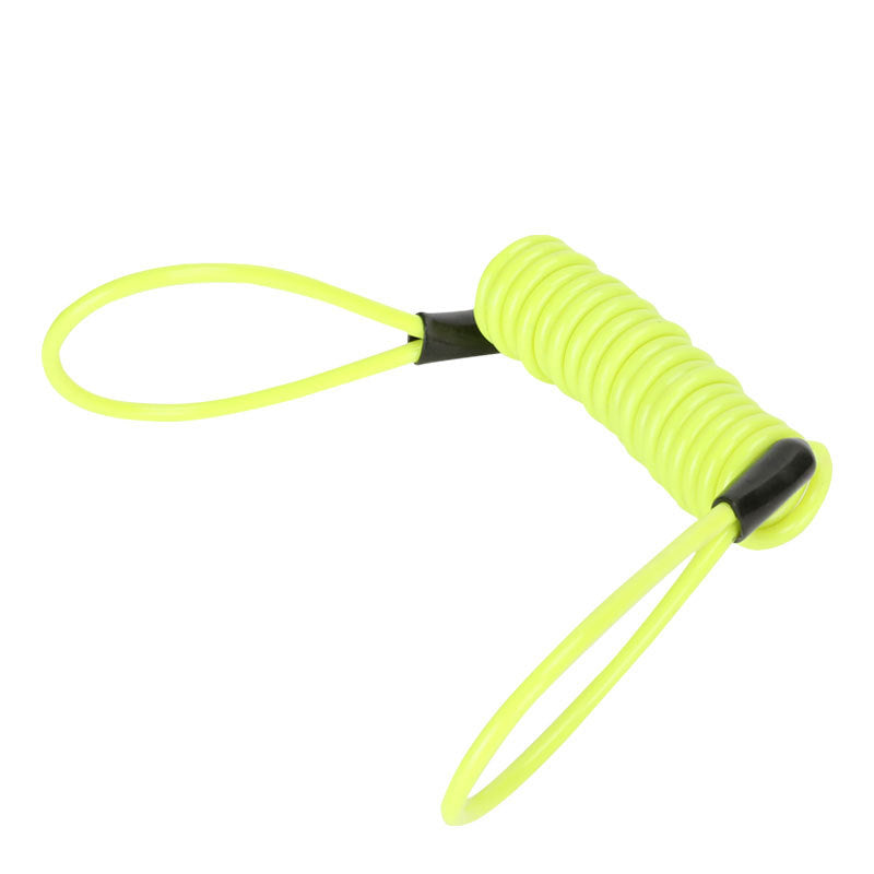 Motorcycle Disc Brake Lock Steel Wire Rope Anti Theft Reminder Rope