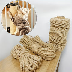 66ft Cat Scratching Rope 6mm Jute Sisal Hemp Furniture Protector