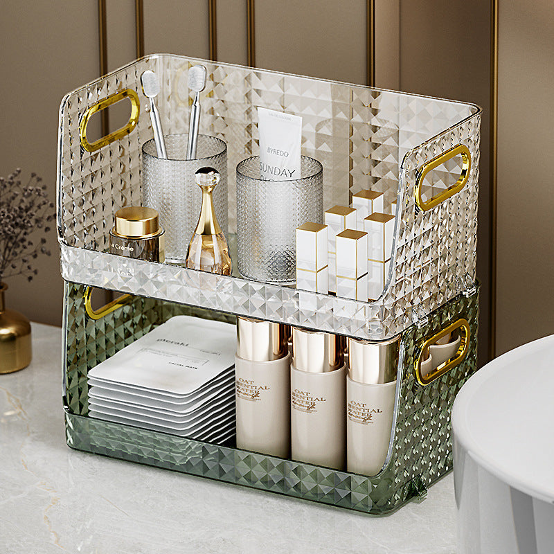 Light Desktop Cosmetic Storage Box Large Skin Care Products Mask Vanity Sundries