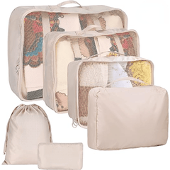 6 Pcs Travel Luggage Bags Dustproof Organizers Portable Organizers