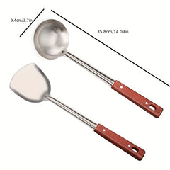 3 Pc Stainless Steel Cutlery Set Kitchen Utensils Safe Non-stick Tools