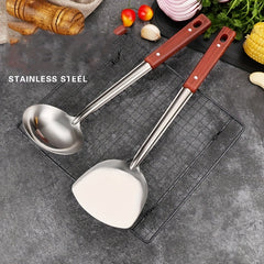 3 Pc Stainless Steel Cutlery Set Kitchen Utensils Safe Non-stick Tools