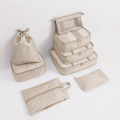 8pcs Travel Storage Bag Luggage Organizer Shoes Makeup Accessories Bag