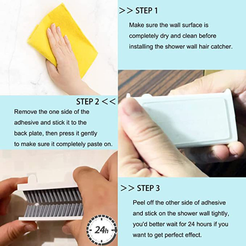 1pc Silicone Hair Catcher for Clean and Tidy Bathrooms