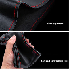 Soft Leather Braid Steering Wheel Cover Car Interior Accessories