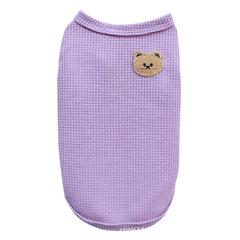 Waffle Pet Vest For Small Medium Dogs Spring And Summer Costume