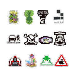 50pcs Hacker Series Stickers for Laptop Motorcycle Skateboard Waterproof