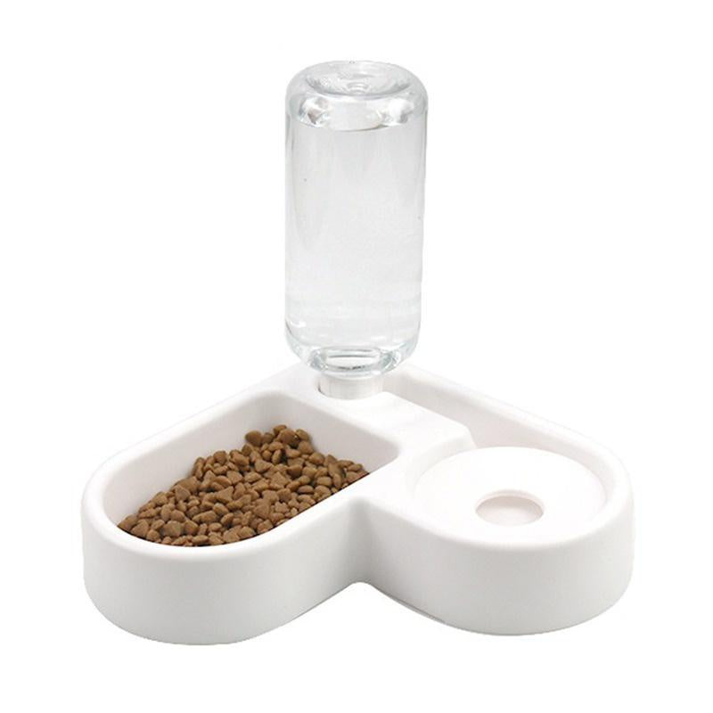 Multifunctional Pet Bowl with Automatic Water Bottle for Dogs and Cats