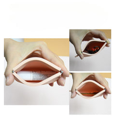 Portable Silicone Coin Purse Small Storage Lightweight Clutch Wallet