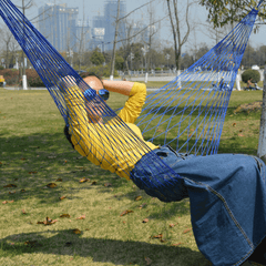 Portable Nylon Net Hammock for Camping & Travel