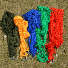 Portable Nylon Net Hammock for Camping & Travel