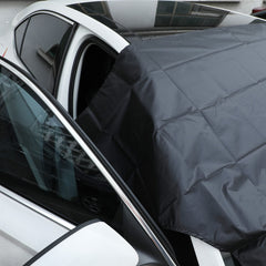 Car Sunshade Snow Cover Windshield Cover Magnetic Half Cover Oxford Cloth