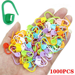 1000pcs Multicolor Stitch Markers Crochet Locking Accessories Needle Clip Knitti