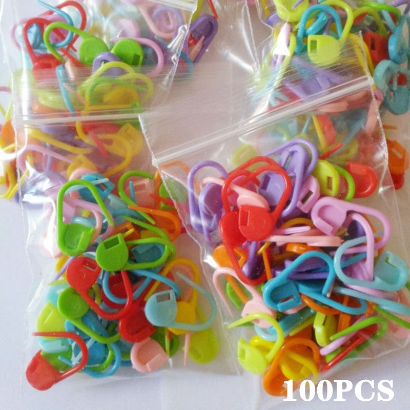 1000pcs Multicolor Stitch Markers Crochet Locking Accessories Needle Clip Knitti