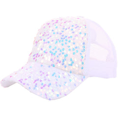 Sequin Baseball Cap Sun Hat for Kids
