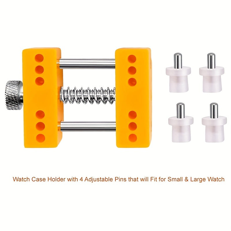 Adjustable Watch Repair Tool Kit - 8pcs Set for Watch Back Remover and Opener