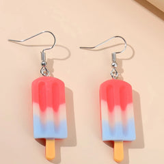 Simulation Mini Food Cake Fruit Hook Earrings Jewelry Gift