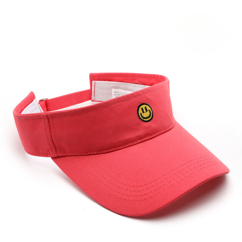 Sunshade Breathable Curved Brim Visor Top Hat For Men